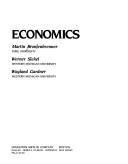 Cover of Economics by Martin Bronfenbrenner