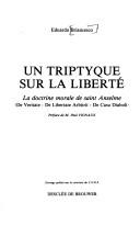 Front cover of Un triptyque sur la liberté by Briancesco, Eduardo