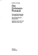 Cover of Das Eichmann-Protokoll by Adolf Eichmann