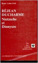 Front cover of Rejean Ducharme by Renée Leduc-Park