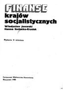 Front cover of Finanse krajów socjalistycznych by Władysław Jaworski