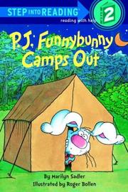 Front cover of P.J. Funnybunny Camps Out by Marilyn Sadler