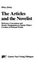 Front cover of The articles and the novelist by Hilary Heltay