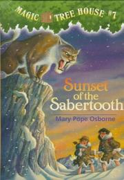 Cover of Sunset of the Sabertooth by Mary Pope Osborne