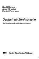 Front cover of Deutsch als Zweitsprache by Harald Clahsen