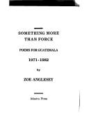 Cover of Something more than force by Zoë Anglesey