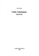 Cover of Utahs Geheimnisse by Lisa Kahn