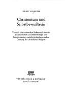 Front cover of Christentum und Selbstbewusstsein by Ulrich Barth