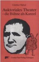 Front cover of Auktoriales Theater, die Bühne als Kanzel by Günther Mahal