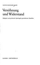 Cover of Versöhnung und Widerstand by Hans Eckehard Bahr