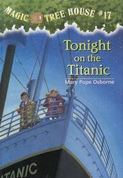 Cover of Tonight on the Titanic by Mary Pope Osborne