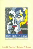 Front cover of Reason in law by Lief H. Carter