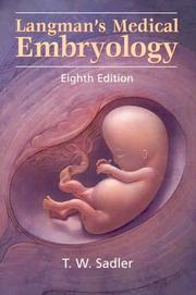 Cover of Langman's medical embryology by Thomas W. Sadler
