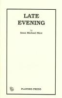 Front cover of Late evening by Sean Michael Rice