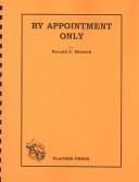 Cover of By appointment only by Ronald A. Mielech