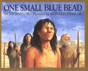 Cover of One small blue bead by Byrd Baylor