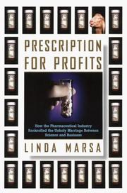 Front cover of Prescription for profits by Linda Marsa