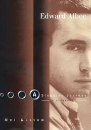 Cover of Edward Albee by Mel Gussow