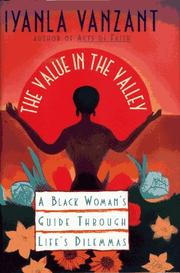 Front cover of The Value In The Valley by Iyanla Vanzant