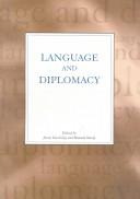 Front cover of Language and diplomacy by International Conference on Knowledge and Diplomacy (2nd 2000 Malta)