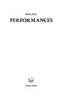 Cover of PERFORMANCES by Brian Friel