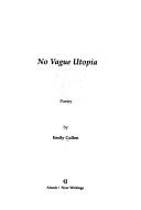 Cover of No vague Utopia by Emily Cullen