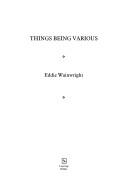 Cover of Things being various by Eddie Wainwright
