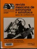 Front cover of X Reunión Regional Latinoaméricana de Astronomía, Unión Astronómica Internacional by Latin American Regional Meeting of Astronomy (10th 2001 Córdoba, Argentina)
