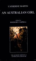 Front cover of An Australian girl by Catherine Martin
