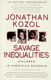 Cover of Savage Inequalities by Jonathan Kozol