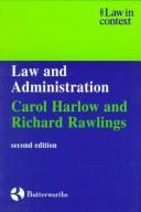 Cover of Law and administration by Carol Harlow