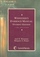 Cover of Student edition of Weinstein's evidence manual by Jack B. Weinstein