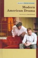 Cover of Modern American drama by Harold Bloom