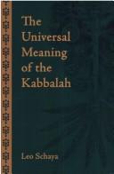 Front cover of Homme et l'absolu selon la Kabbale by Leo Schaya