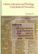 Cover of History, literature, and theology in the book of Chronicles by Ehud Ben Zvi