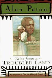 Front cover of Tales from a troubled land by Alan Paton