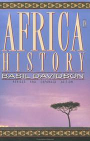 Front cover of Africa in History by Basil Davidson
