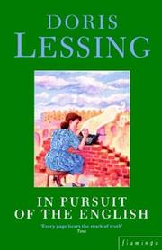 Cover of In pursuit of the English by Doris Lessing