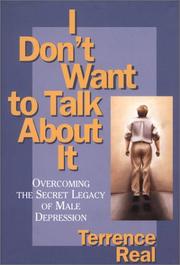 Front cover of I don't want to talk about it by Terrence Real
