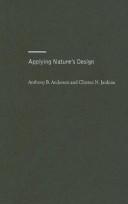 Cover of Applying nature's design by Anthony B. Anderson