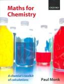 Front cover of Maths for chemistry by Paul M. S. Monk