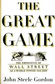 Cover of The great game by John Steele Gordon