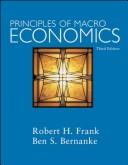 Front cover of Principles of macroeconomics by Robert H. Frank