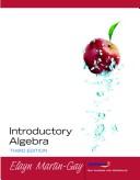 Cover of Introductory algebra by K. Elayn Martin-Gay