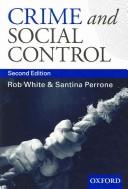 Front cover of Crime and social control by R. D. White