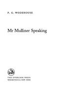 Cover of Mr. Mulliner Speaking by P. G. Wodehouse