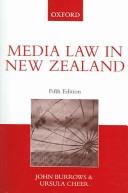 Cover of Media law in New Zealand by Burrows, J. F.