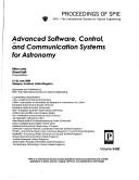 Front cover of Advanced software, control, and communications systems for astronomy by Hilton Lewis