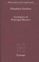 Front cover of Geometry of principal sheaves by E. Vassiliou