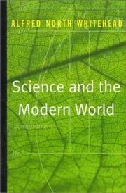 Front cover of Science and the modern world by Alfred North Whitehead